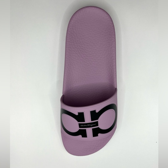 Salvatore Ferragamo “Groove 2 Gancini” Slides – Lilac 💜✨ - Picture 9 of 10